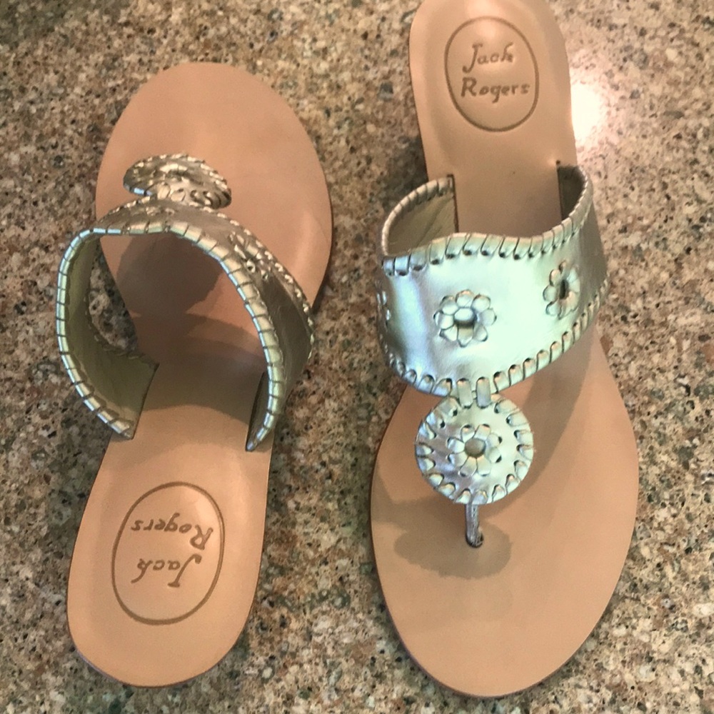 Jack Rogers wedge sandals size 9.5M